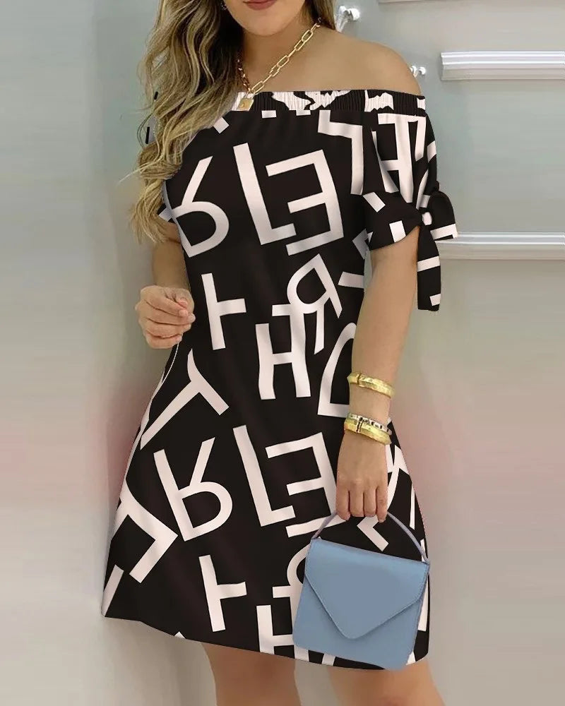2025 Cross-Border Amazon Aliexpress Independent Station Fashion Sexy Women'S Printed Dress