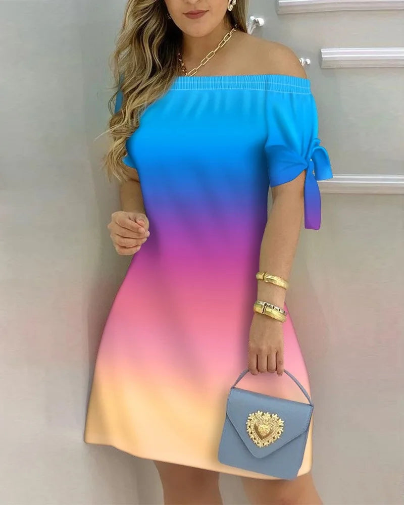 2025 Cross-Border Amazon Aliexpress Independent Station Fashion Sexy Women'S Printed Dress
